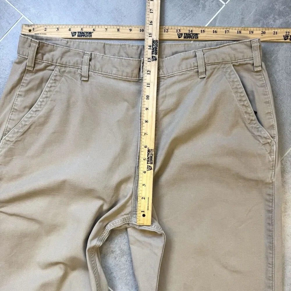 Carhartt B11 Brown Duck Carpenter Work Pants Mens 40x34 Loose Original Fit